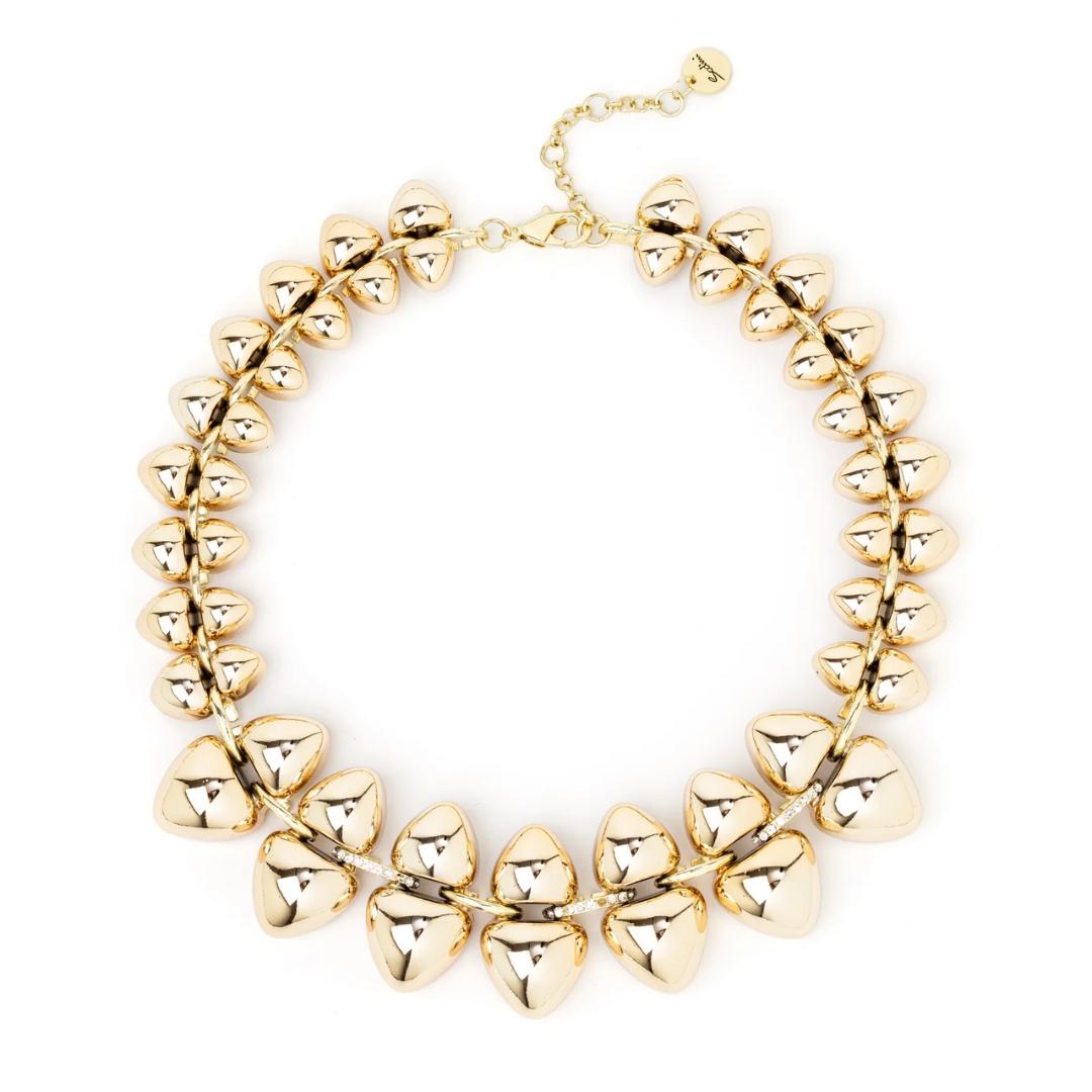 Collana Corta con Gemme a Due Dimensioni Pupa