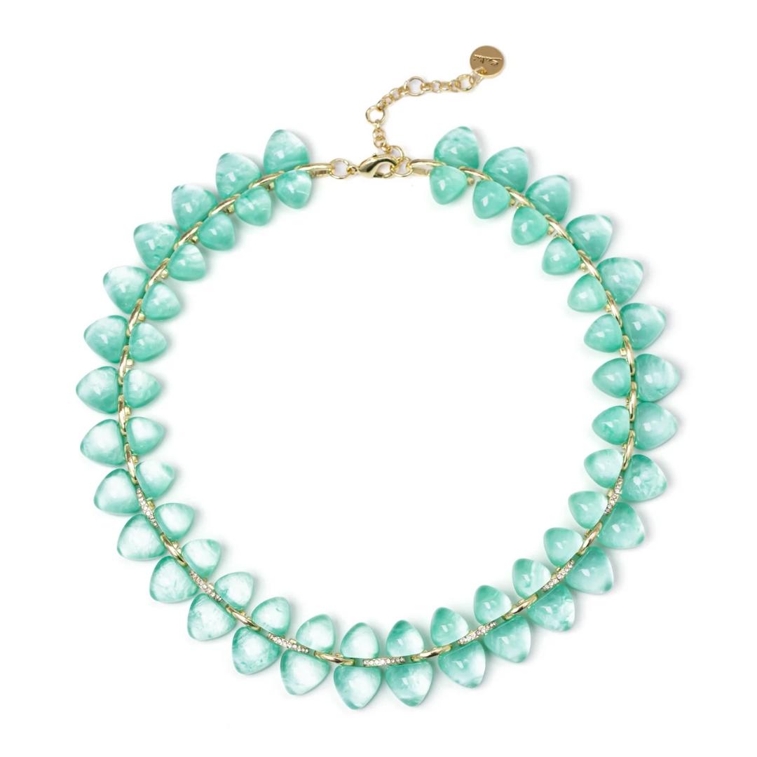 Collana corta con duplice filo Cocoon