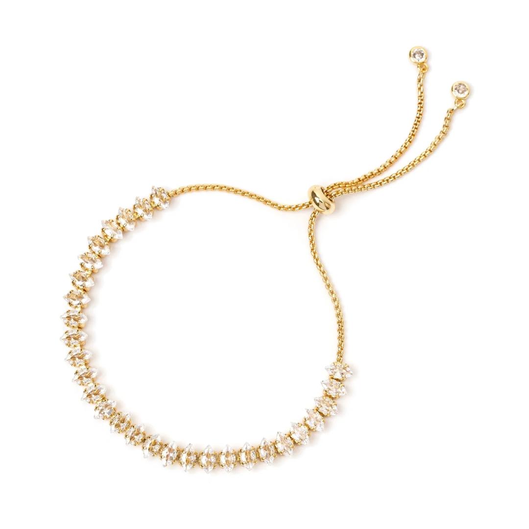 Bracciale con Filo di Zirconi Crystalline