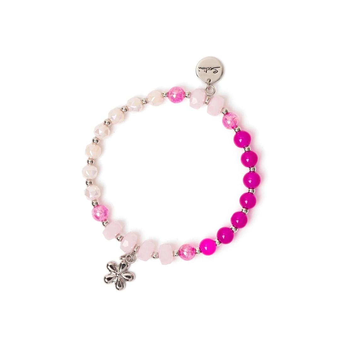 Bracciale Elastico Sfere, Mini-Boule e Fiorellino Summer Bouquet