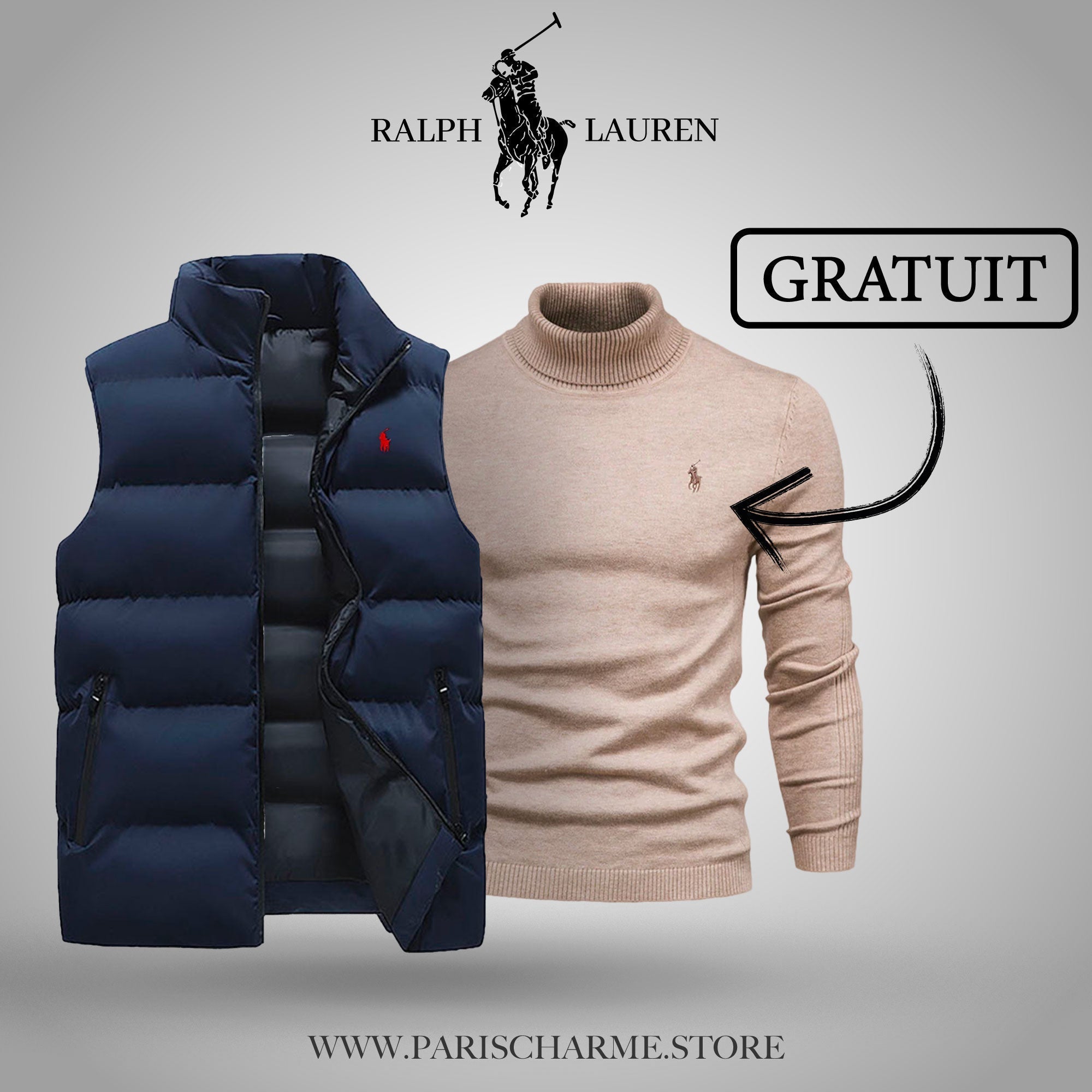 Gilet R&L + Pull Offert (DESTOCKAGE)