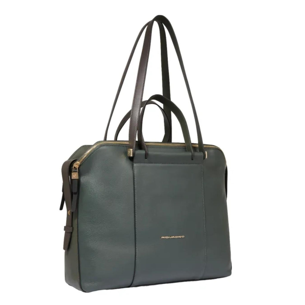 Borsa Due Manici in Pelle Circle