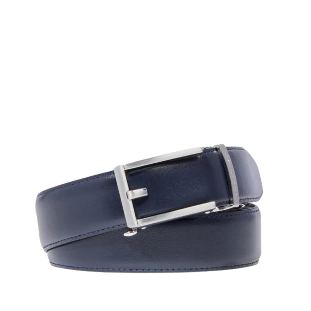 Cintura Uomo in Pelle Regolabile Senza Fori