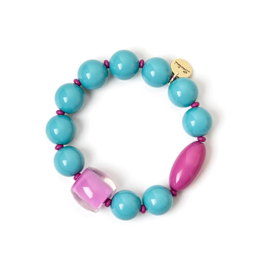 Bracciale Elastico Boule e due Elementi Queens