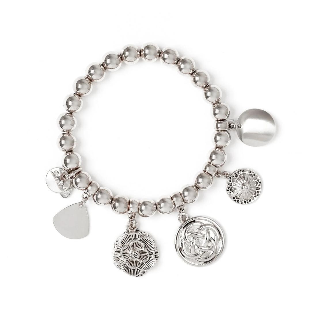 Bracciale Elastico Boule e Pendenti Amaranta