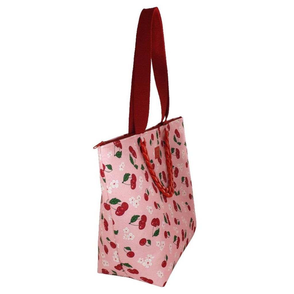 Borsa Mare L Catena Ciliegia