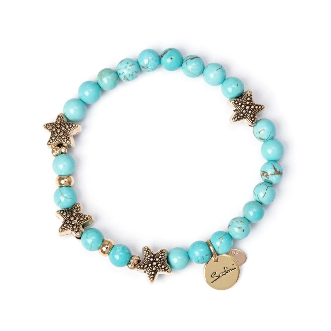 Bracciale Elastico Boule e Mini Stelle Marine Partenope