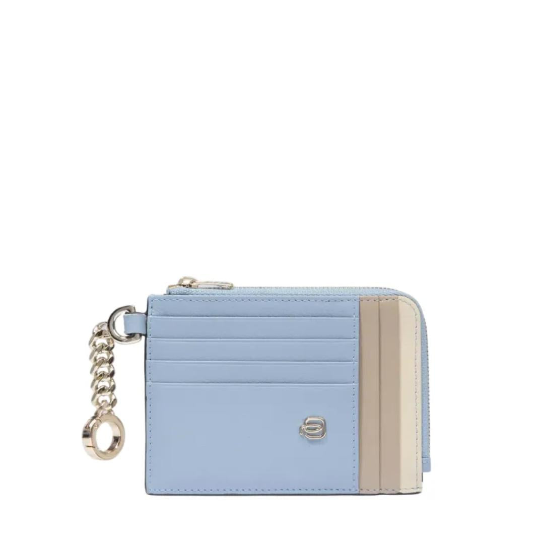 Bustina Porta Carte di Credito con Porta Chiavi Circle