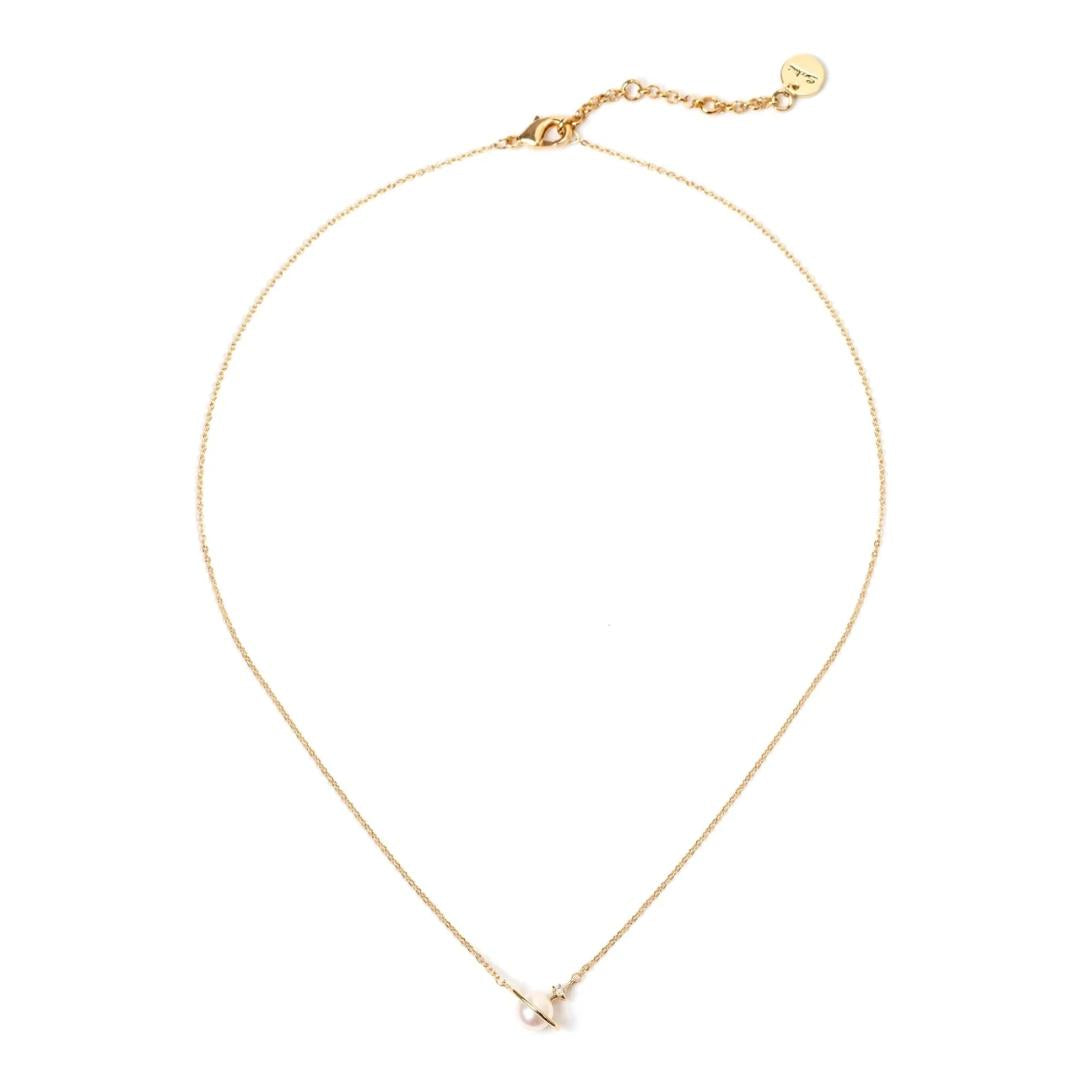 Collana a Catena e Perla al Centro Confettis