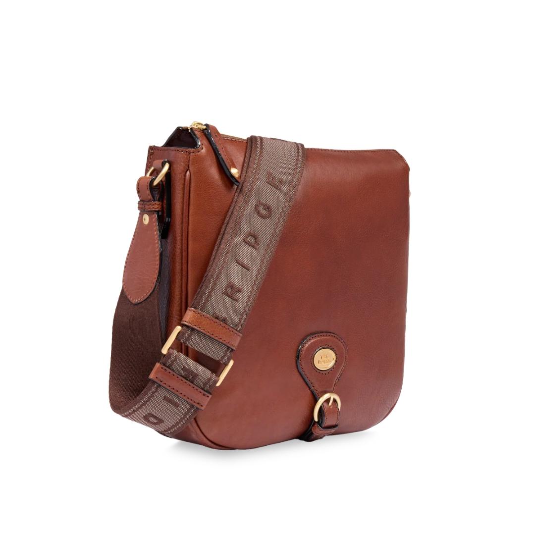 Borsa Tracolla in Pelle Donna con Chiusura Zip